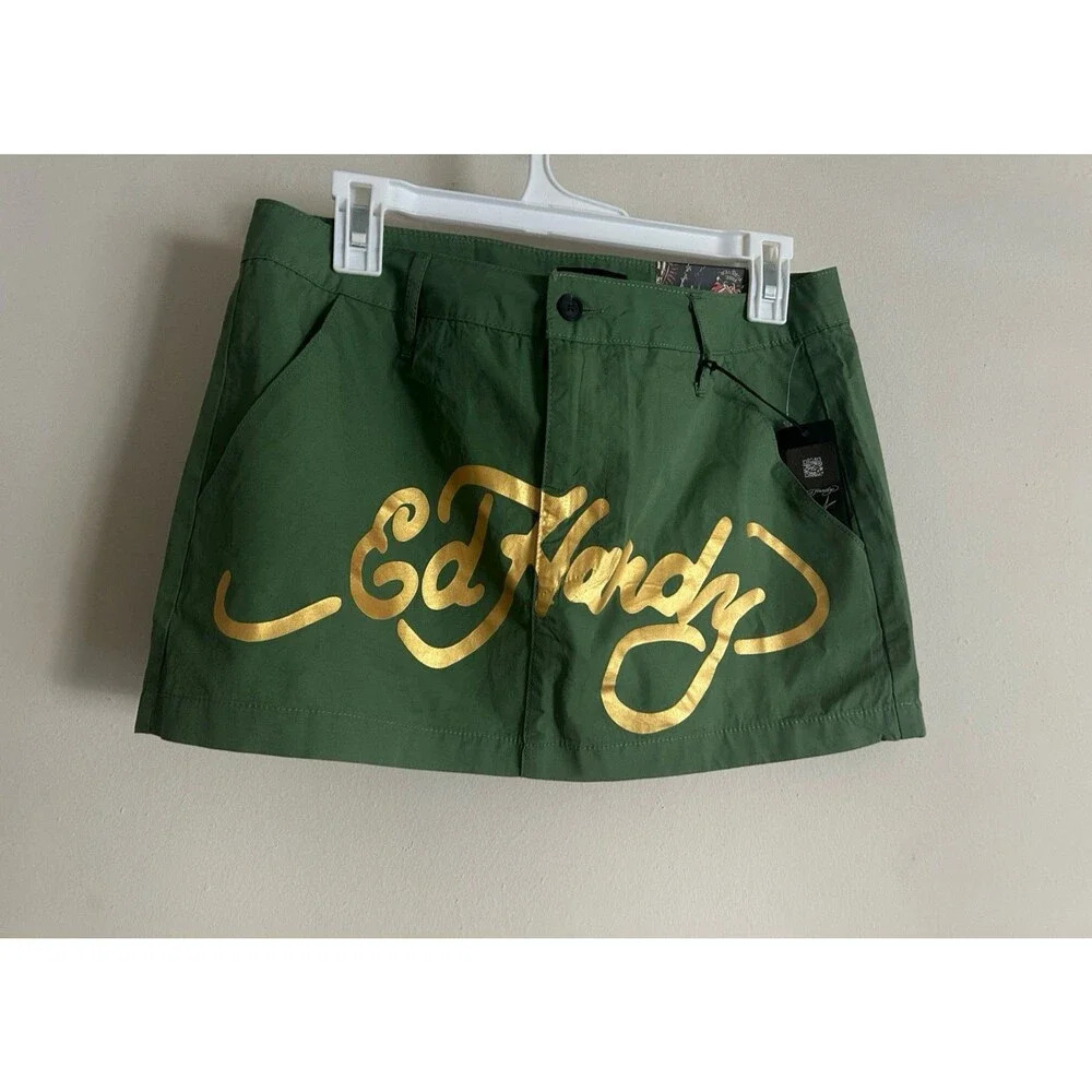 Ed Hardy Mini Skirt Size M NWT Vintage Inspired